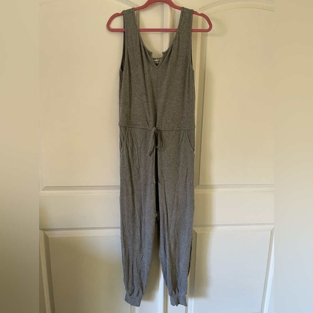 Three Bird Nest Gray Jumpsuit - Picture 4 of 8